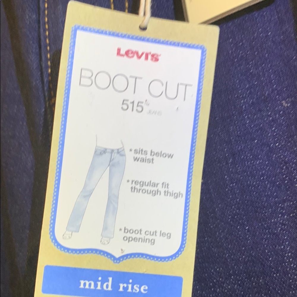 Levi's 515 Bootcut Women's Jeans Size 6 Short - MID-Rise - Picture 5 of 14